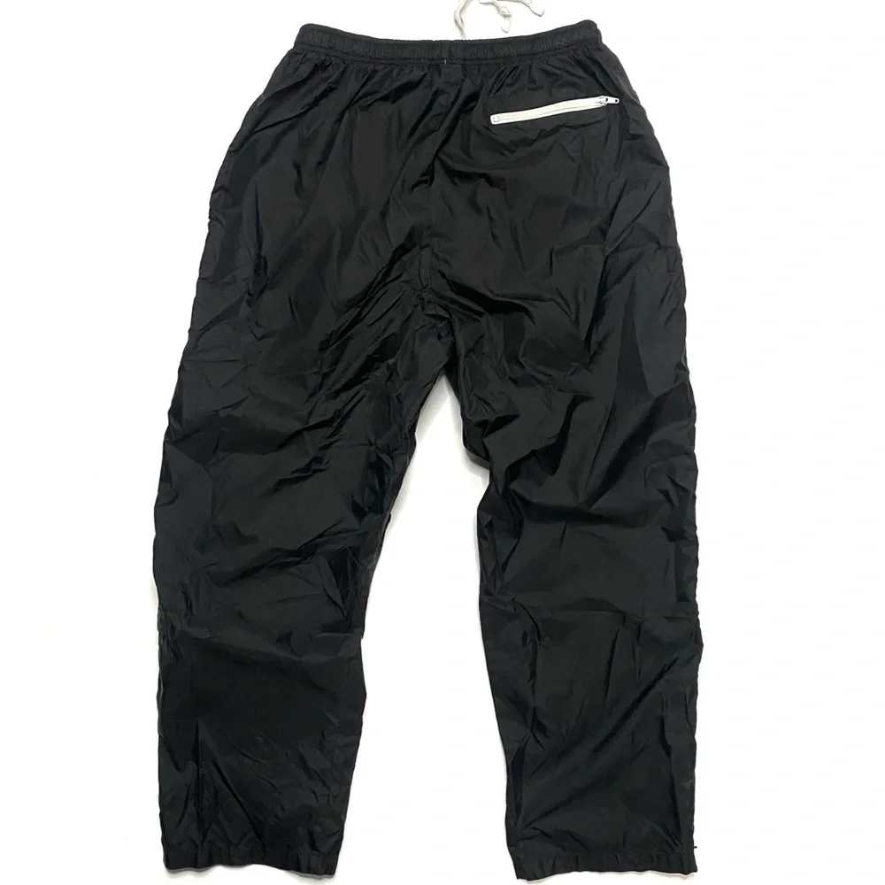 Vintage 90’s Nike Sportswear Men’s Black Embroidered Windbreaker Track Pants XL - Picture 6 of 11